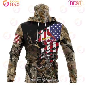 Arizona Cardinals Military Camouflage Pattern Hoodies 3D - Reallgraphics