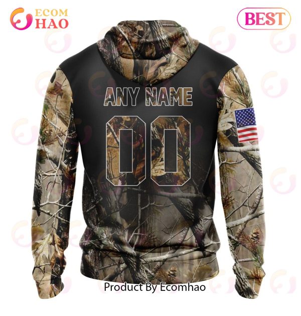MLB Texas Rangers Special Camo Realtree Hunting 3D Hoodie