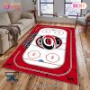 NHL Chicago BlackHawks Non Slip Rug Home Decor For Living Room, Bedroom Rug