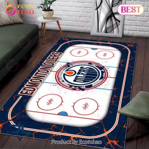 NHL Edmonton Oilers Non Slip Rug Home Decor For Living Room, Bedroom Rug
