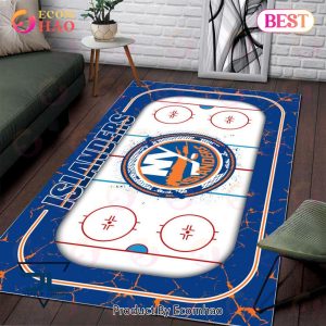 NHL New York Islanders Non Slip Rug Home Decor For Living Room, Bedroom Rug