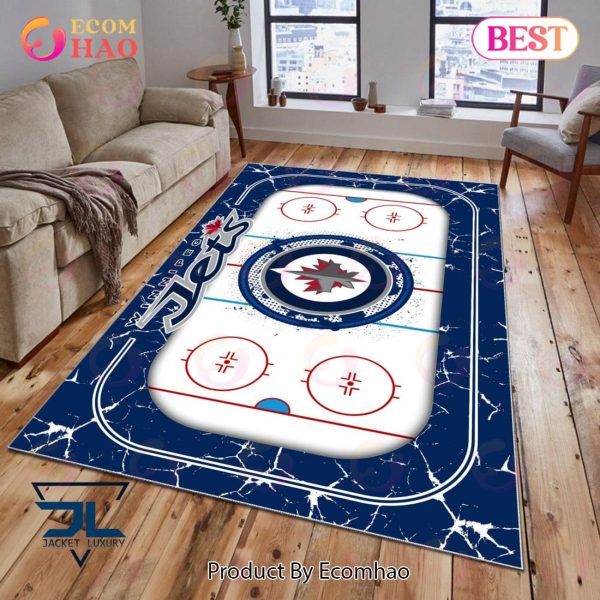 NHL Winnipeg Jets Non Slip Rug Home Decor For Living Room, Bedroom Rug