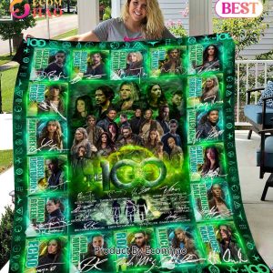 The 100 TV Series Quilt, Fleece Blanket, Sherpa Fleece Blanket