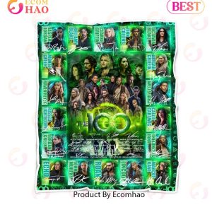 The 100 TV Series Quilt, Fleece Blanket, Sherpa Fleece Blanket
