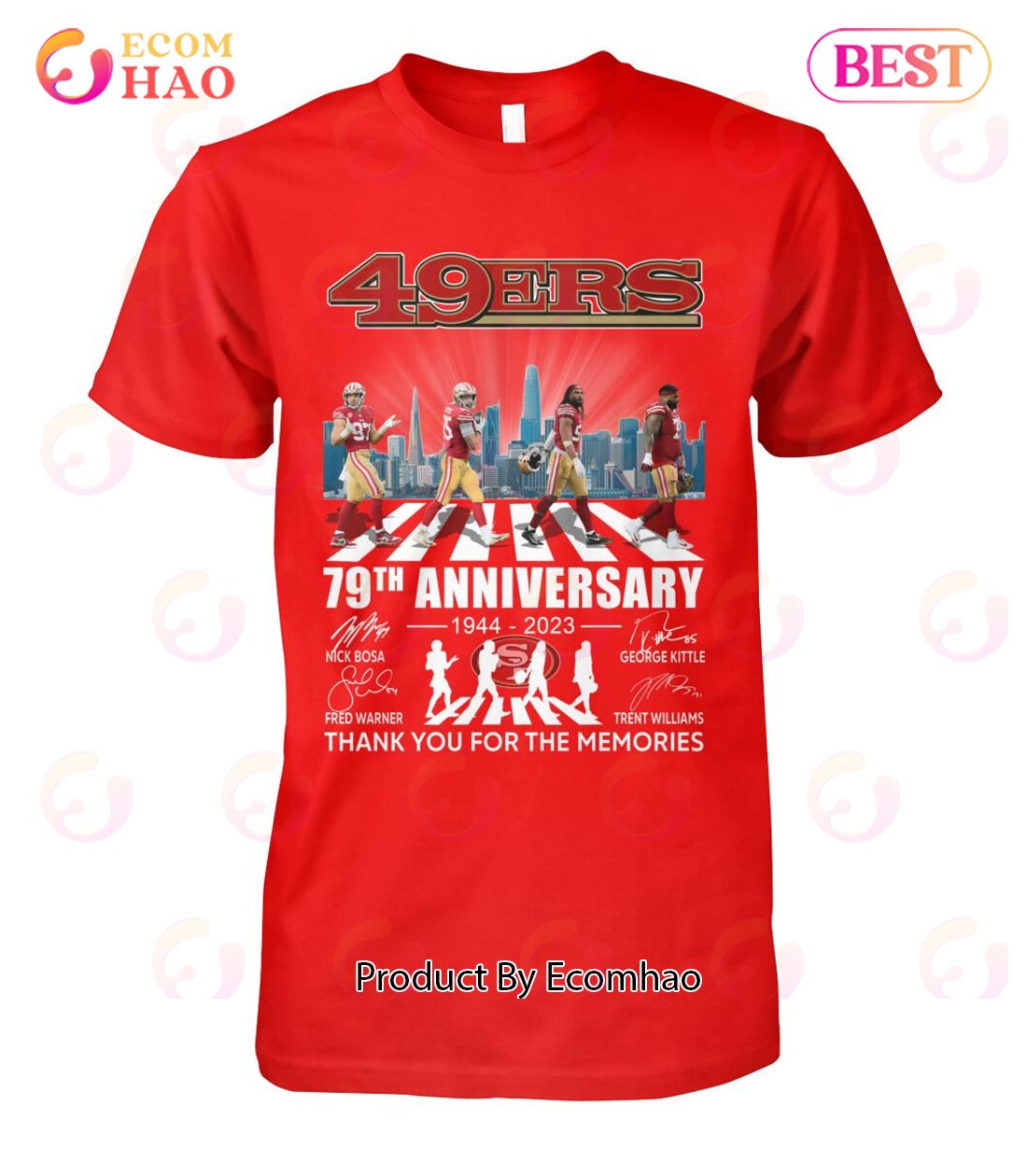 The 49ers 75th Anniversary 1946 2021 Signature Thank You For The Memories  t-shirt by To-Tee Clothing - Issuu