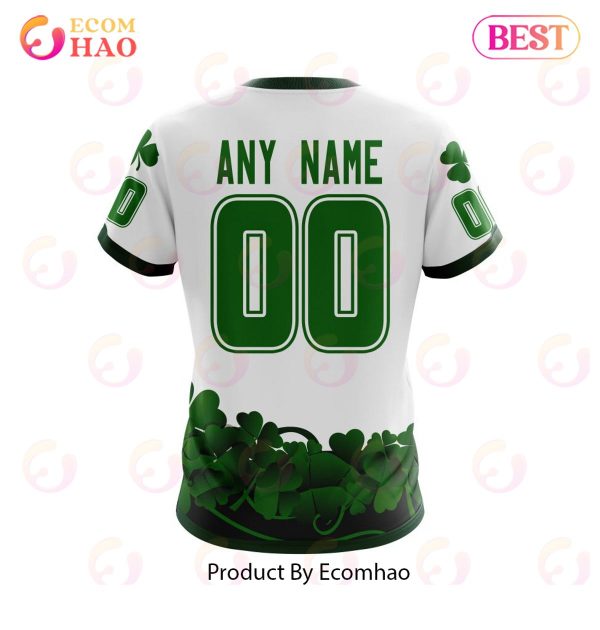 NHL Anaheim Ducks Happy St.Patrick Days Jersey 3D Hoodie
