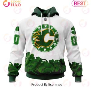 NHL Calgary Flames Happy St.Patrick Days Jersey 3D Hoodie