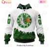 NHL Carolina Hurricanes Happy St.Patrick Days Jersey 3D Hoodie