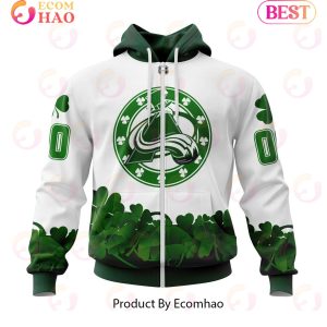 NHL Colorado Avalanche Happy St.Patrick Days Jersey 3D Hoodie