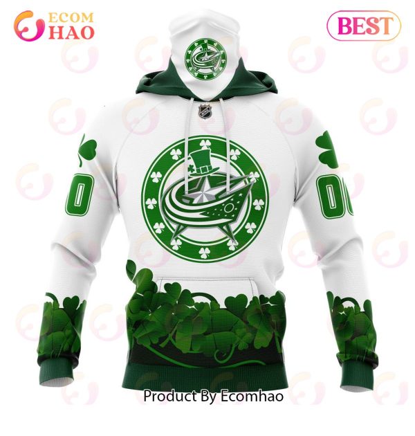 NHL Columbus Blue Jackets Happy St.Patrick Days Jersey 3D Hoodie