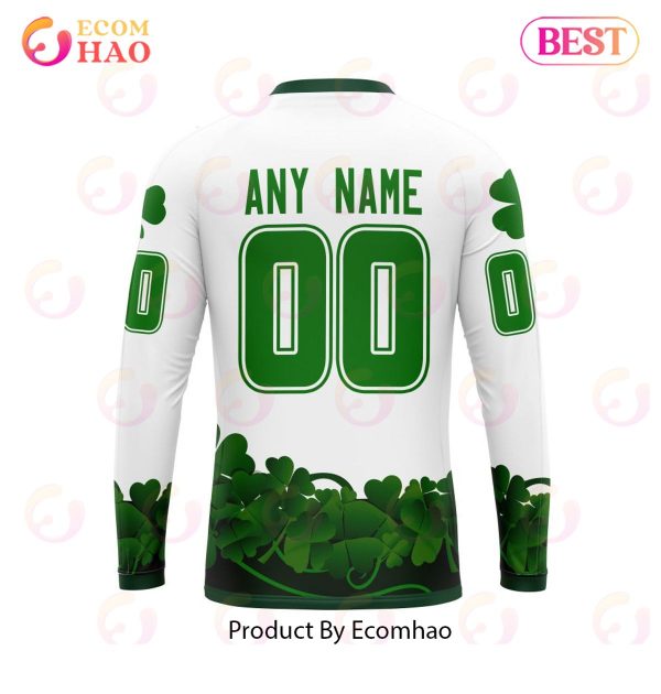 NHL Detroit Red Wings Happy St.Patrick Days Jersey 3D Hoodie