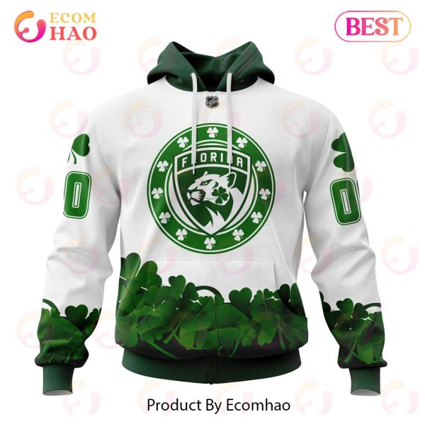 NHL Florida Panthers Happy St.Patrick Days Jersey 3D Hoodie