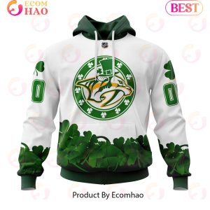 NHL Nashville Predators Happy St.Patrick Days Jersey 3D Hoodie