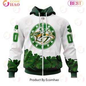NHL Nashville Predators Happy St.Patrick Days Jersey 3D Hoodie