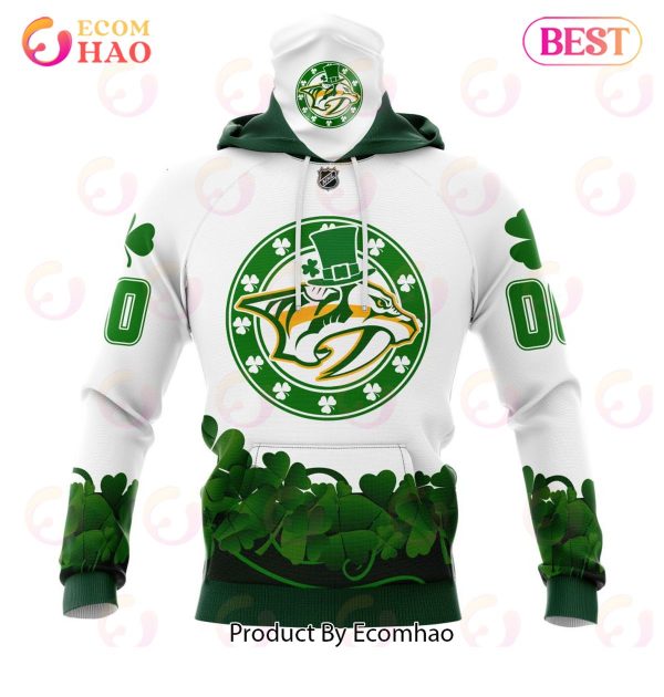 NHL Nashville Predators Happy St.Patrick Days Jersey 3D Hoodie
