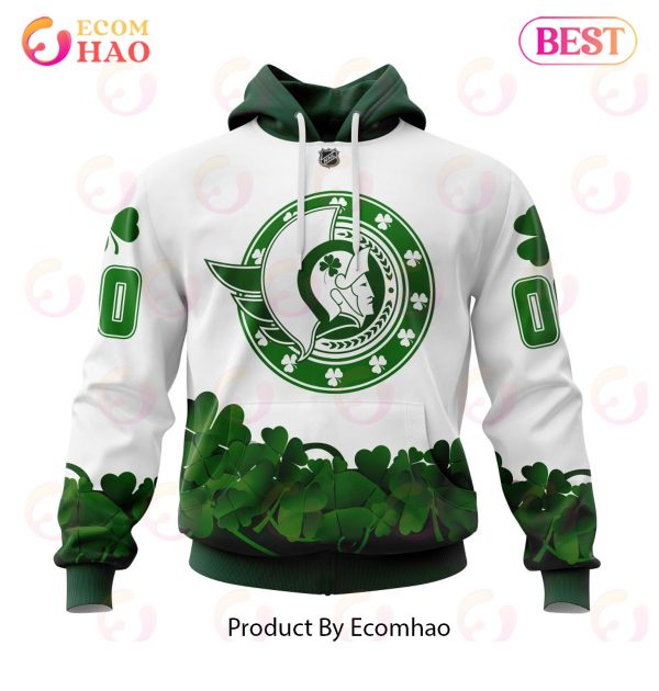 NHL Ottawa Senators Happy St.Patrick Days Jersey 3D Hoodie
