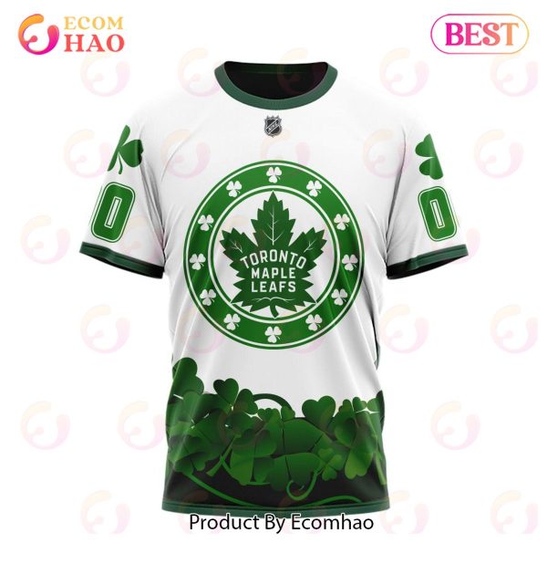 NHL Toronto Maple Leafs Happy St.Patrick Days Jersey 3D Hoodie
