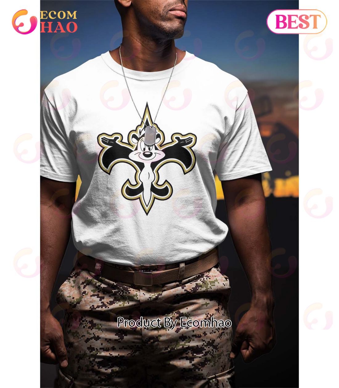 NFL New Orleans Saints Pepe' Le Pew T-Shirt