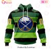 NHL Calgary Flames St.Patrick Days Concepts 3D Hoodie