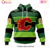 NHL Carolina Hurricanes St.Patrick Days Concepts 3D Hoodie