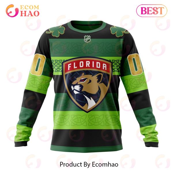 NHL Florida Panthers St.Patrick Days Concepts 3D Hoodie