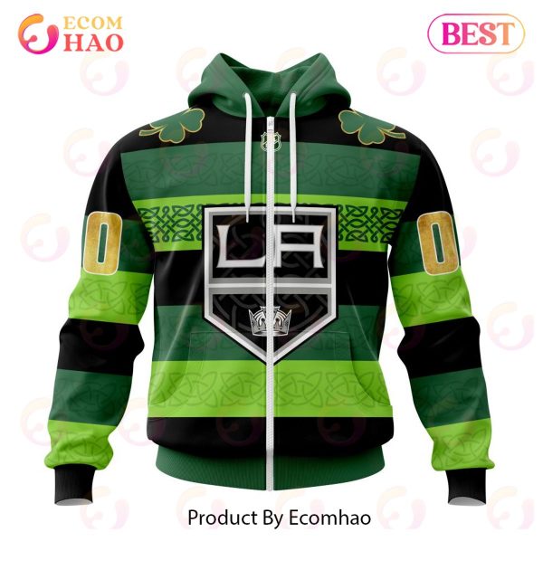 NHL Los Angeles Kings St.Patrick Days Concepts 3D Hoodie