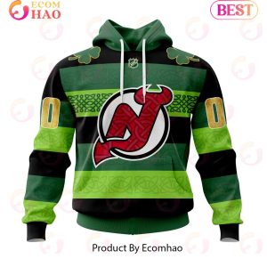 NHL New Jersey Devils St.Patrick Days Concepts 3D Hoodie