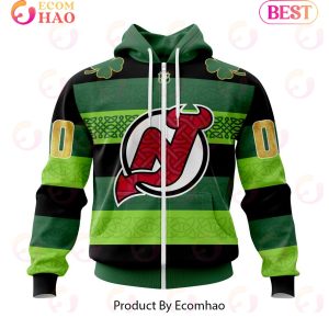 NHL New Jersey Devils St.Patrick Days Concepts 3D Hoodie