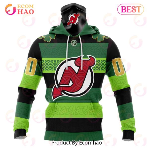 NHL New Jersey Devils St.Patrick Days Concepts 3D Hoodie