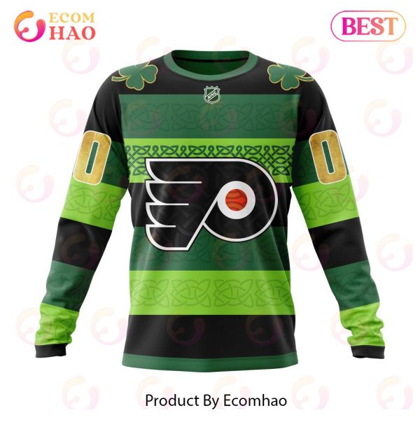 NHL Philadelphia Flyers St.Patrick Days Concepts 3D Hoodie