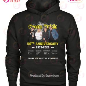 Cheap Trick 50th Anniversary 1973 – 2023 Thank You For The Memories T-Shirt