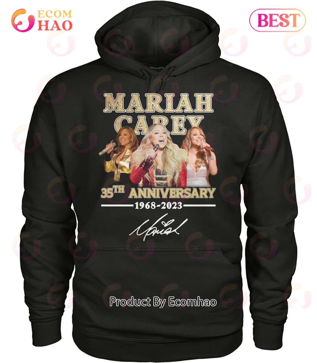 Mariah Carey 35th Anniversary 1968 – 2023 Thank You For The Memories T-Shirt