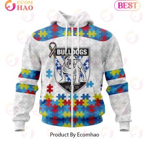 NRL Canterbury-Bankstown Bulldogs Autism Awareness Concept Kits 3D Hoodie