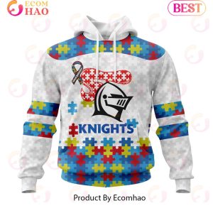 NRL Newcastle Knights Autism Awareness Concept Kits 3D Hoodie