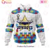 NRL Newcastle Knights Autism Awareness Concept Kits 3D Hoodie NRL Newcastle Knights Autism Awareness Concept Kits 3D Hoodie