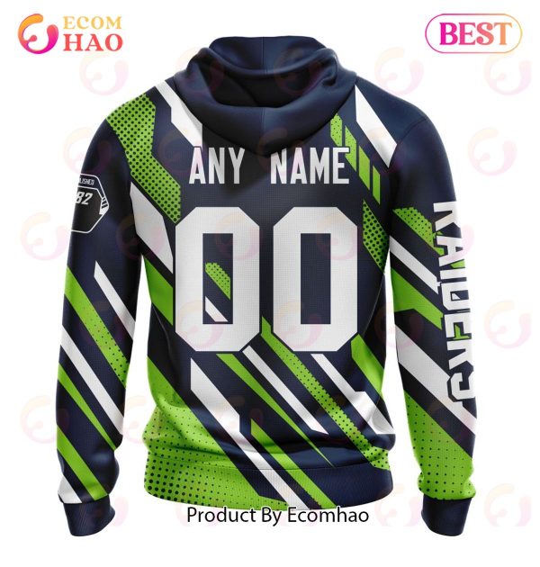 NRL Canberra Raiders Special MotoCross Concept 3D Hoodie
