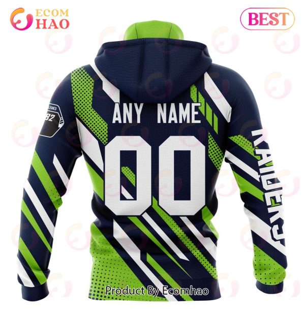 NRL Canberra Raiders Special MotoCross Concept 3D Hoodie