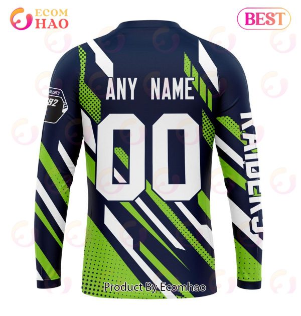 NRL Canberra Raiders Special MotoCross Concept 3D Hoodie