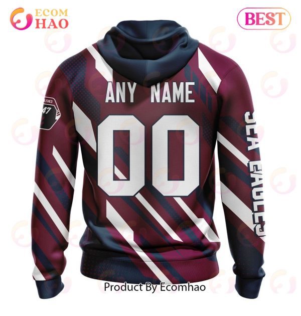 NRL Manly Warringah Sea Eagles Special MotoCross Concept 3D Hoodie