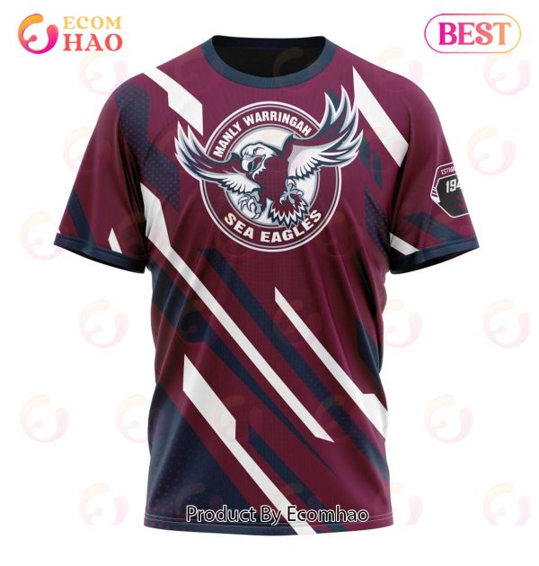 NRL Manly Warringah Sea Eagles Special MotoCross Concept 3D Hoodie