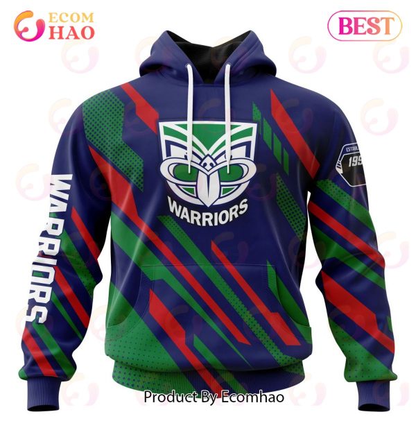 NRL New Zealand Warriors Special MotoCross Concept 3D Hoodie