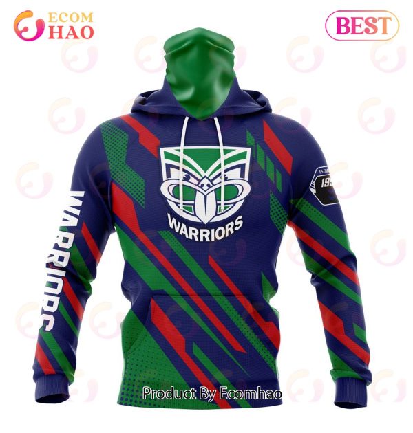 NRL New Zealand Warriors Special MotoCross Concept 3D Hoodie