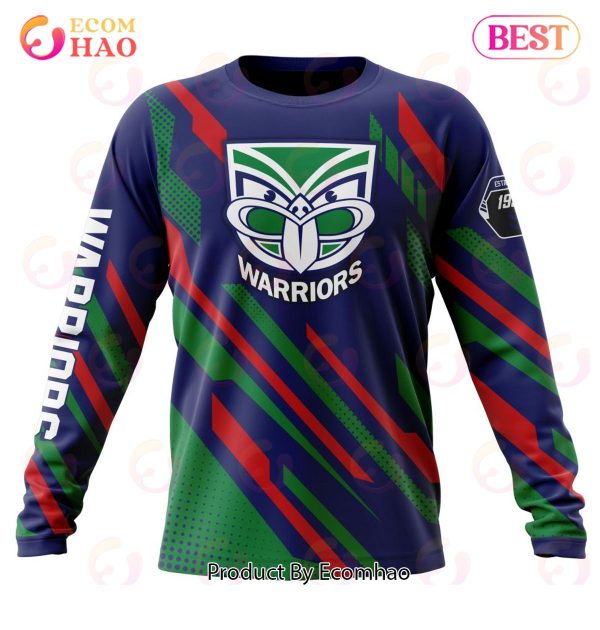 NRL New Zealand Warriors Special MotoCross Concept 3D Hoodie