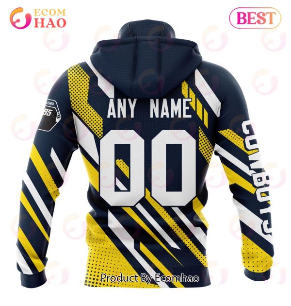NRL North Queensland Cowboys Special MotoCross Concept 3D Hoodie