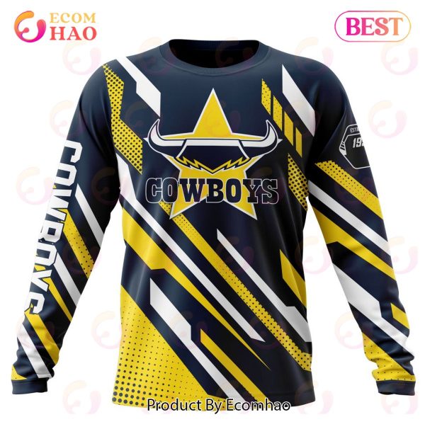 NRL North Queensland Cowboys Special MotoCross Concept 3D Hoodie