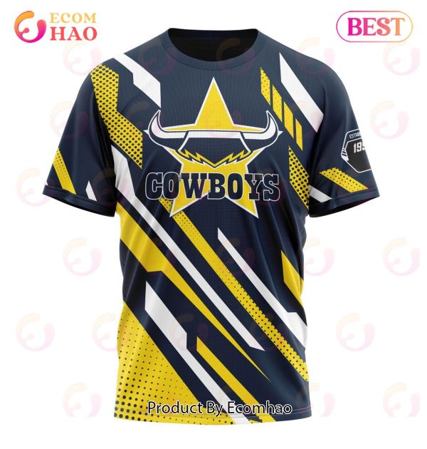 NRL North Queensland Cowboys Special MotoCross Concept 3D Hoodie