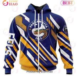NRL Parramatta Eels Special MotoCross Concept 3D Hoodie