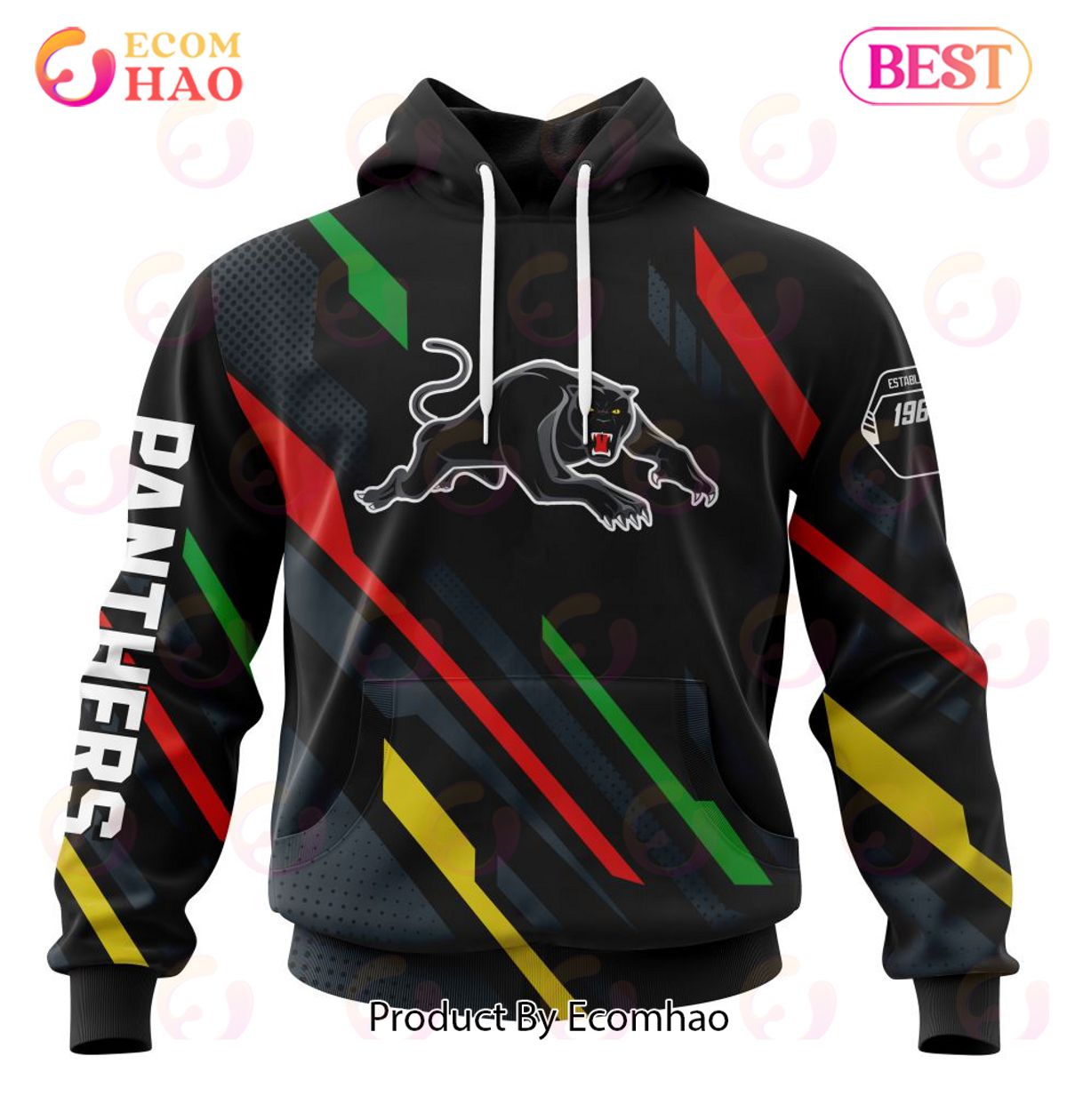 NRL Penrith Panthers Special MotoCross Concept 3D Hoodie