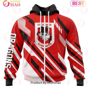 NRL St. George Illawarra Dragons Special MotoCross Concept 3D Hoodie