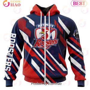 NRL Sydney Roosters Special MotoCross Concept 3D Hoodie